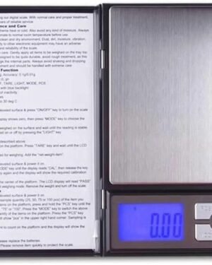 Portable Digital Kitchen Scale Stainless Steel Silver