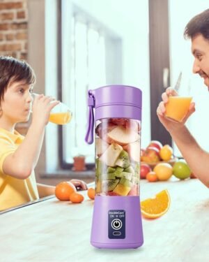 Portable Mini Blender Purple Rechargeable Smoothie Maker