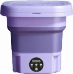 Portable Mini Washing Machine Purple Rechargeable ABS
