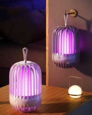 Portable Mosquito Killer Lamp White ABS