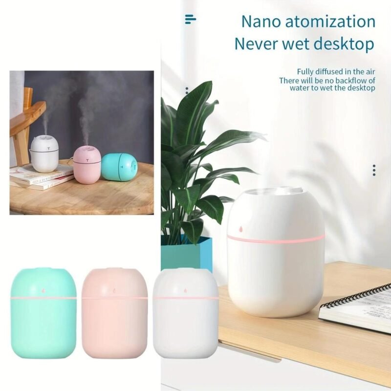 Portable Nano Mist Humidifier Multicolor ABS