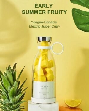 Portable Rechargeable Electric Juicer Blender 420ml 500W