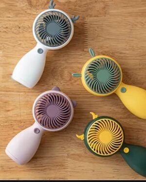 Portable Rechargeable Fan Multicolor Lightweight