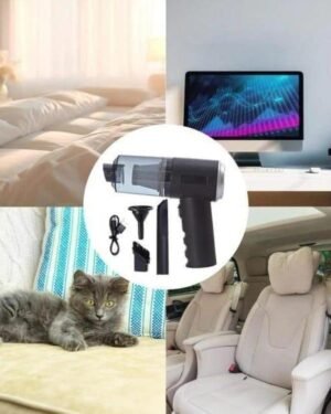 Portable Rechargeable Vacuum Cleaner Black