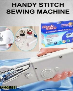 Portable White Foldable Sewing Machine for Home Use