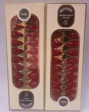 Pre Glued Artificial Nails Cosmetics
