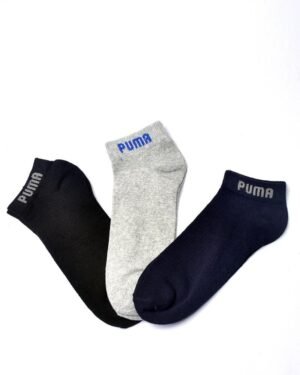 Puma Unisex Cotton Ankle Socks Multicolor Pack of 6