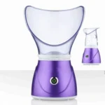 Purple Facial Steamer with Stainless Steel Kit