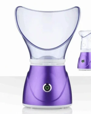 Purple Facial Steamer with Stainless Steel Kit