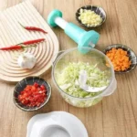Push Vegetable Cutter Multi-Use Kitchen Essential ABS Multicolor