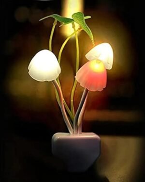 Rechargeable Multicolor Mushroom Night Light for Kids Room