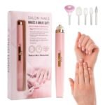 Rechargeable Nail Drill Kit with 6 Attachments