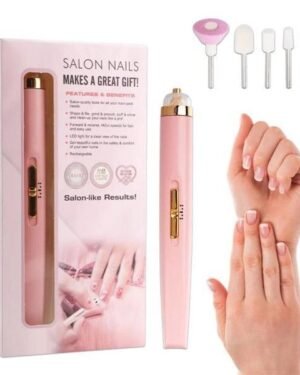 Rechargeable Nail Drill Kit with 6 Attachments