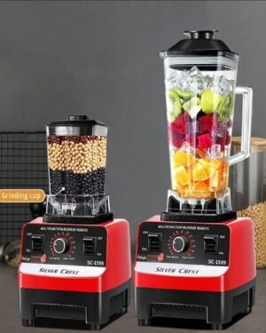 Red 2L Multifunctional Juicer Blender Set