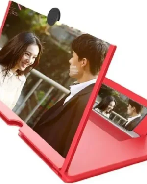 Red Video Amplifying Screen for Phone, ABS Plastic, Durable & Affordable
