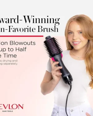 Revlon Hair Dryer Brush Black Portable Styling Tool