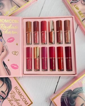 Romcom Radiate Charm Lip Gloss Set of 12 Multicolor