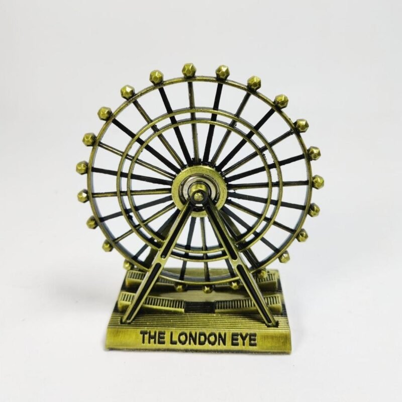 Rotatable London Eye Metal Decor Golden Home Office Rotatable London Eye Metal Decor Golden Home Office