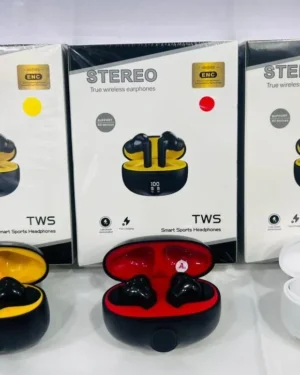 S10 TWS Stereo Earbuds with ENC, HD Sound, Premium Bass & Noise Cancellation