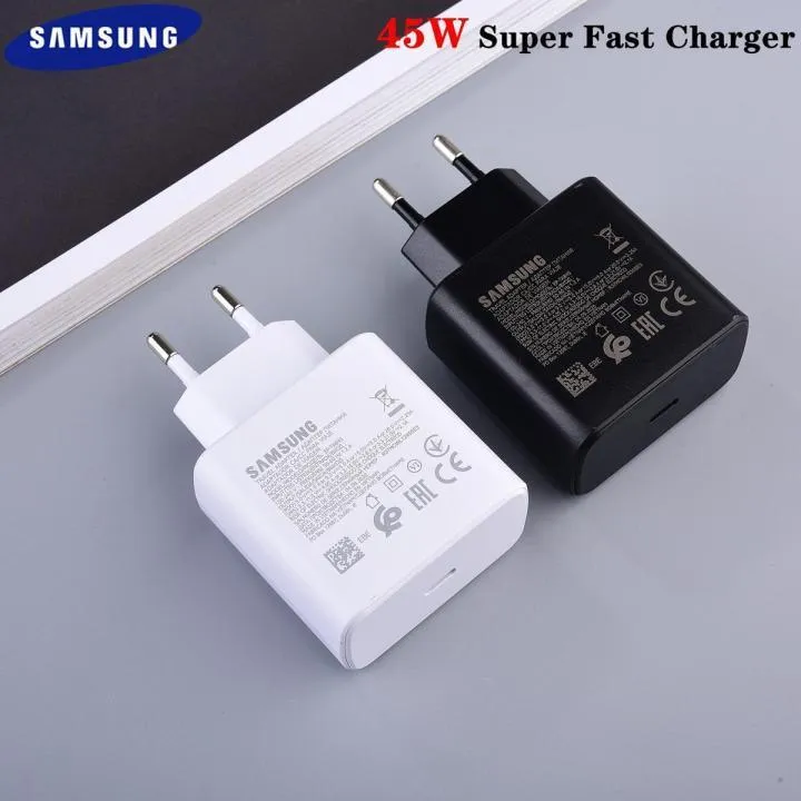 Samsung 45W Super Fast C Charger White Samsung 45W Super Fast C Charger White