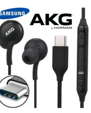 Samsung AKG USB-C Earphones for Galaxy Note 10/10+/S10/S20 Ultra, Type-C, Mic, Braided, Hi-Fi Audio