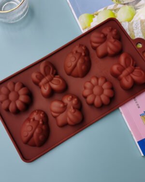 Silicone Chocolate Mold Bee Butterfly Beetle