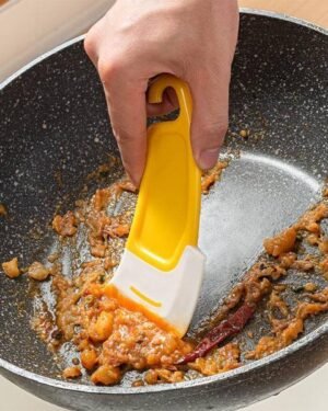 Silicone Dish Cleaning Brush 2 Pcs Yellow