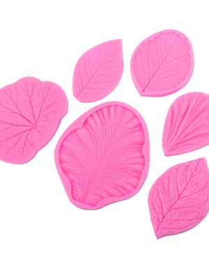 Silicone Leaf Mold Set for Sugar Art Crafting