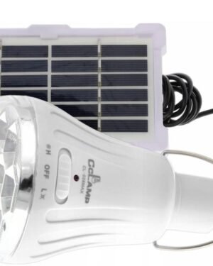 Solar LED Camping Light Yellow 250cm ABS