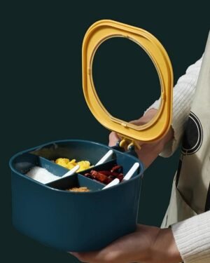 Spice Box Set 5 Pcs Random Color ABS Plastic Kitchen Organizer