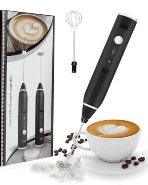 Stainless Steel 3-Speed Egg & Coffee Whisk Black