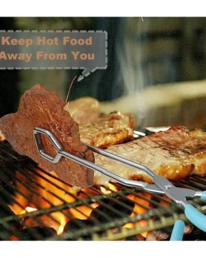Stainless Steel BBQ Salad Tongs 1 Pc