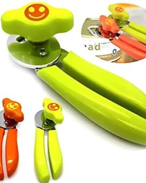Stainless Steel Can & Bottle Opener with Smile Grip
