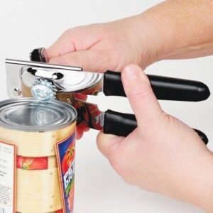 Stainless Steel Can Opener Multicolor Easy Handling Kitchen Essential
