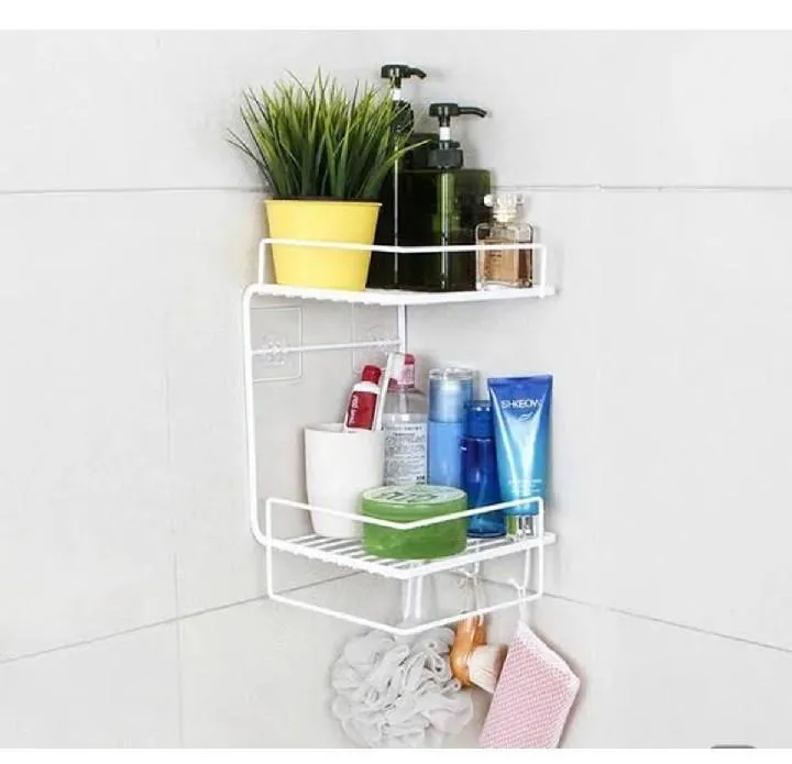 Stainless Steel Corner Bathroom Shelf Organizer Black Stainless Steel Corner Bathroom Shelf Organizer Black