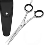 Stainless Steel Haircut Scissors 6" Ergonomic Grip