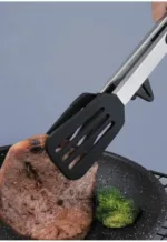 Stainless Steel Kitchen Tongs for Cooking Meat and Veggie