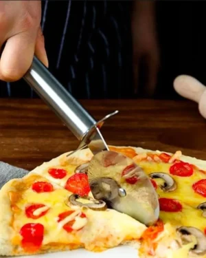 Stainless Steel Pizza Cutter for Easy Slicing