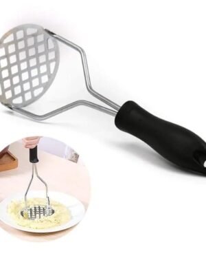 Stainless Steel Potato Masher Black 1 Pc
