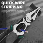 Stainless Steel Quick Wire Strip Plier Multicolor 1Pc