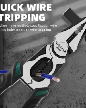 Stainless Steel Quick Wire Strip Plier Multicolor 1Pc