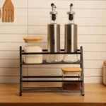 Stainless Steel Spice Rack for Kitchen Storage
