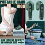 Steam Iron Green ABS Plastic 1 Pc