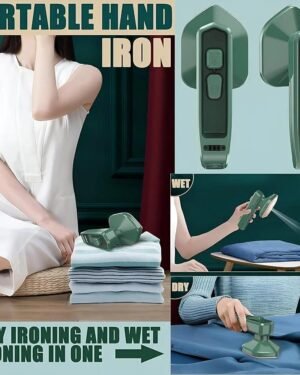 Steam Iron Green ABS Plastic 1 Pc