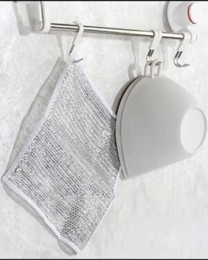 Steel Wire Cleaning Cloths 5Pcs 20x20cm Durable Washable