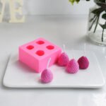 Strawberry Silicone Mold for Chocolate & Fondant Baking