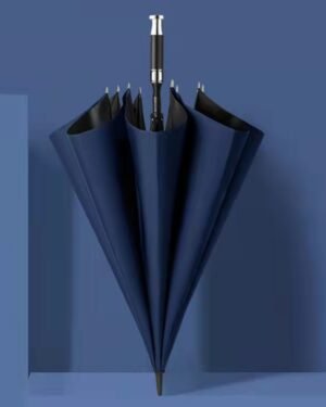Stylish Black Long Handle Business Umbrella