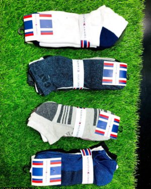 Tommy Hilfiger Men Cotton Ankle Socks 6-Pack Assorted