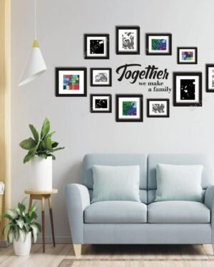 Trendy Heart Wall Clock 45x30 Laminated Decor