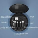 Type C to Micro USB Cable 2A Fast Charging Black